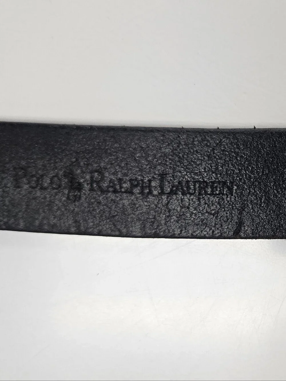 Polo by Ralph Lauren Black Leather Belt